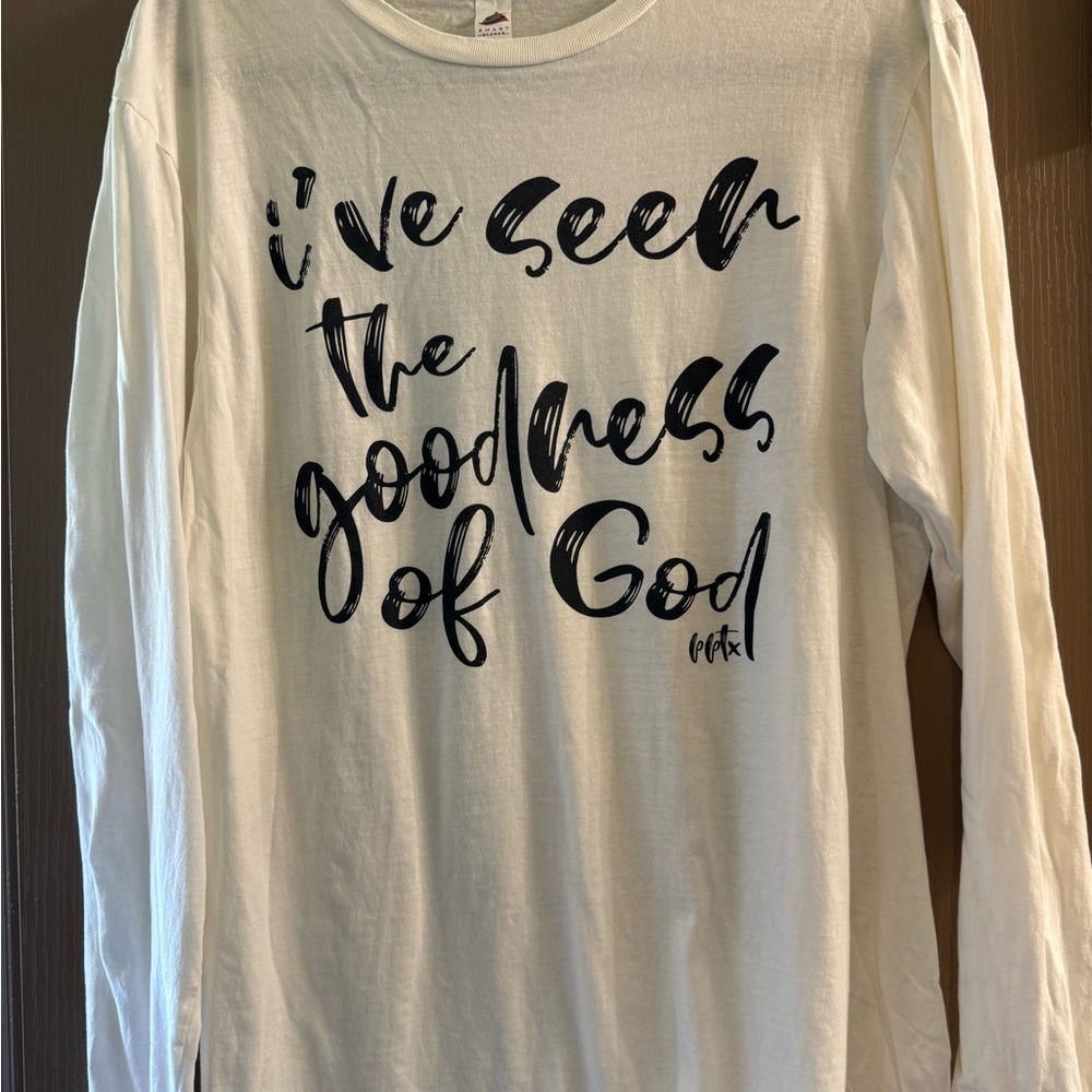 White Long Sleeve Graphic Tee